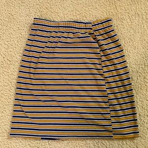 MiniSkirt/Striped/Stretchy